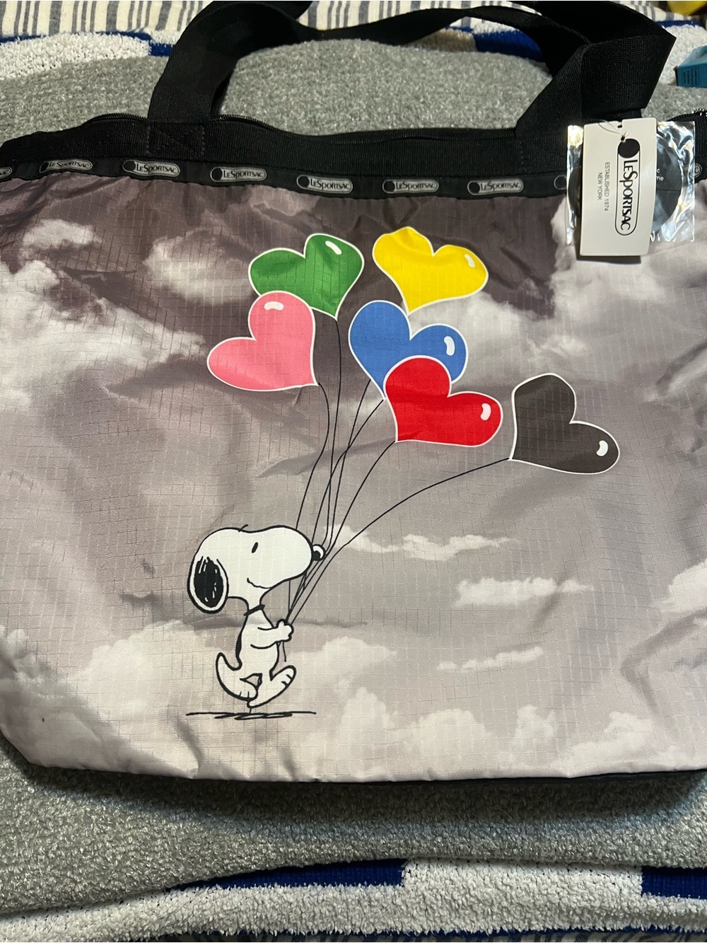 LeSportsac Snoopy Heart Balloon Tote
